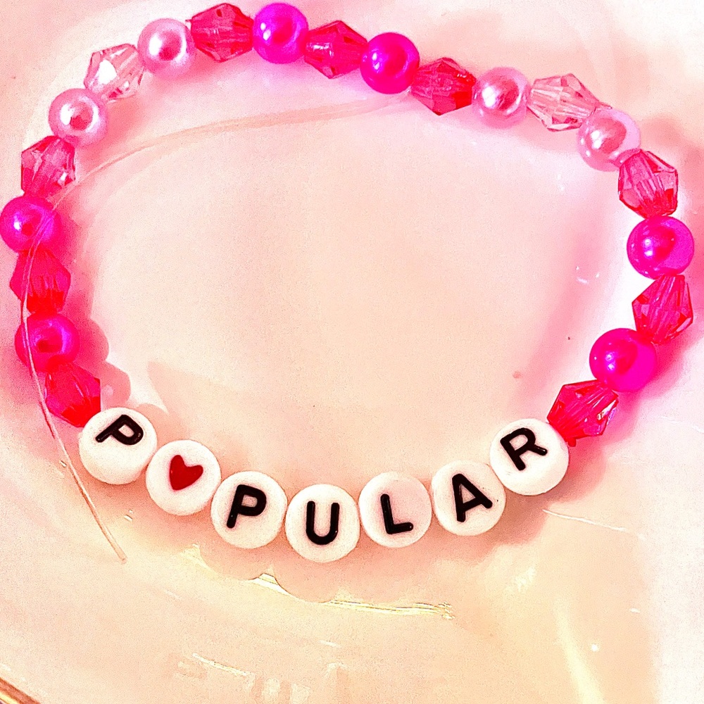 BUY1GET1FREE popular Friendship Bracelet | Pink Girly Aesthetic | Wickedly cool